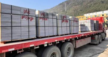 绥化 芝麻灰地铺石出货日常