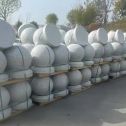 绥化 白麻花岗岩石材圆球，石球，挡车球，隔离球，景观石球，风水球等