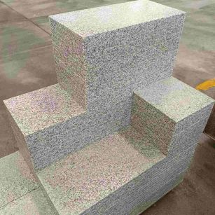 绥化 白麻花岗岩荔枝面地铺石