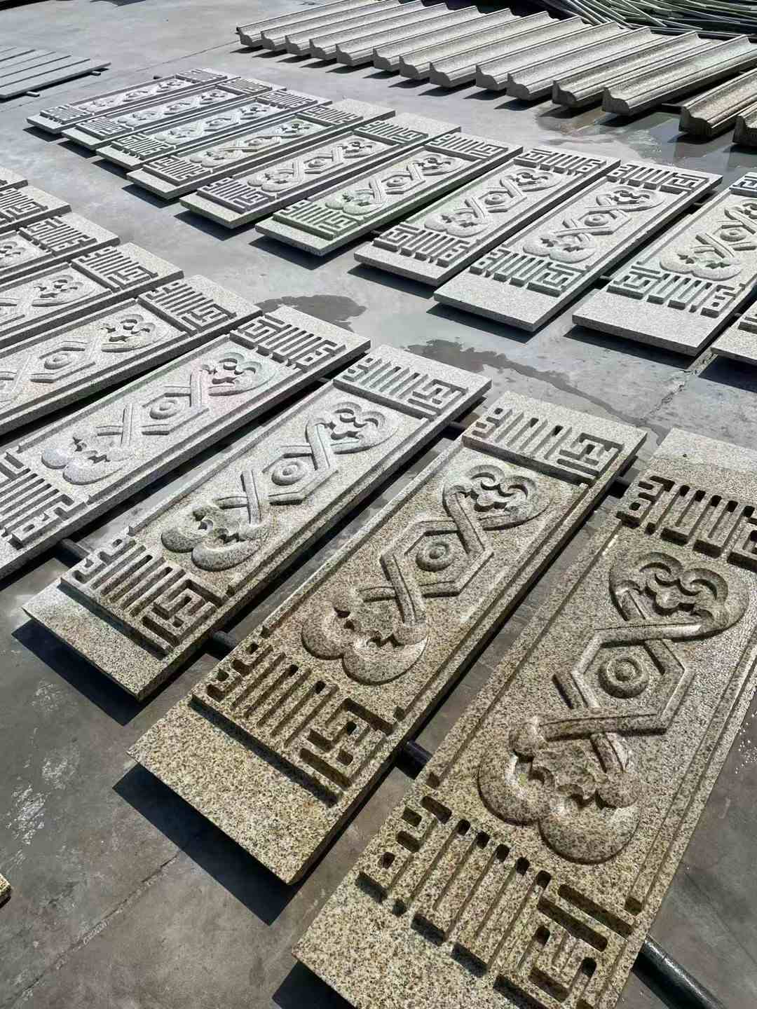 绥化 黄金麻花岗岩外墙雕刻板