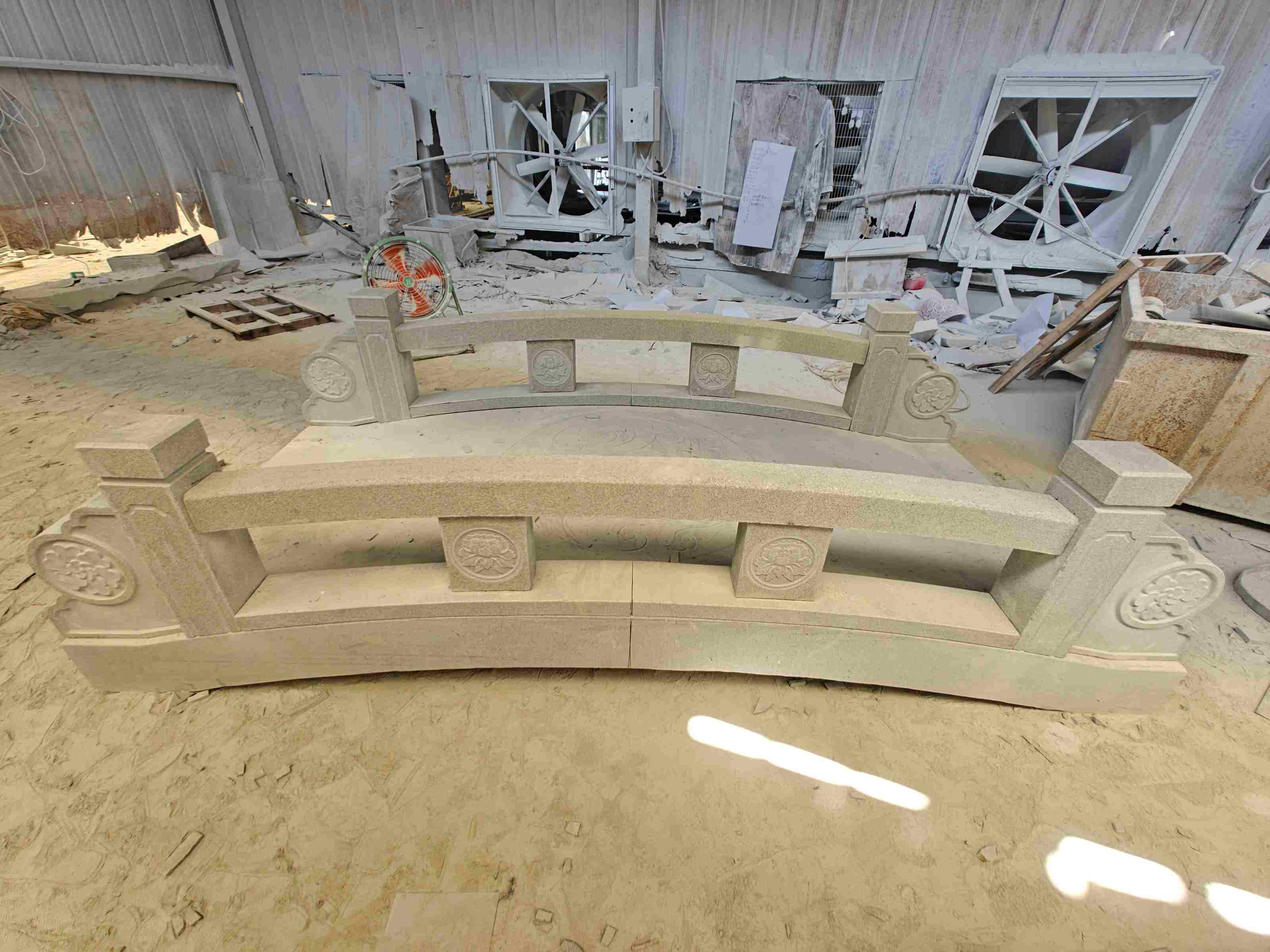 绥化 芝麻灰花岗岩异形加工-拱桥，石桥