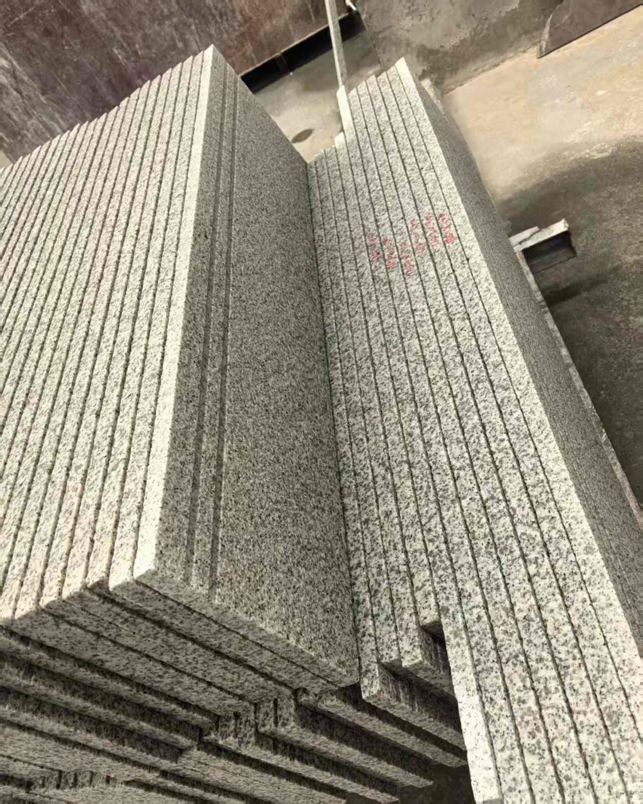 绥化 白麻荔枝面花岗岩楼梯踏步