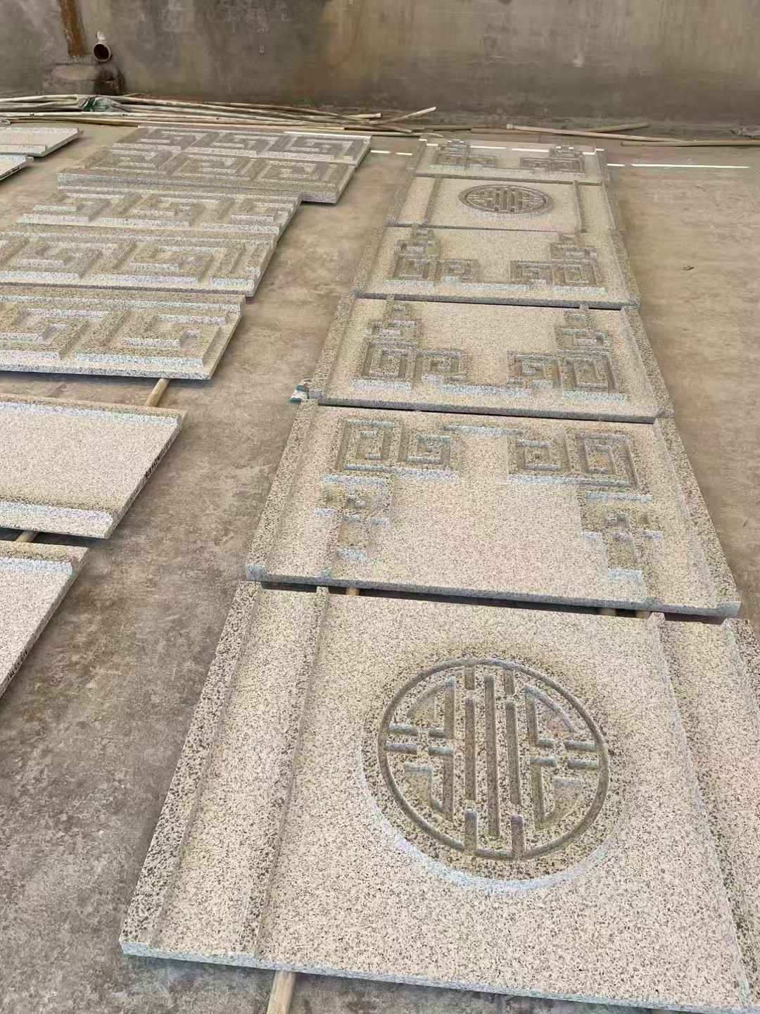 绥化 白麻花岗岩外墙立面雕刻板