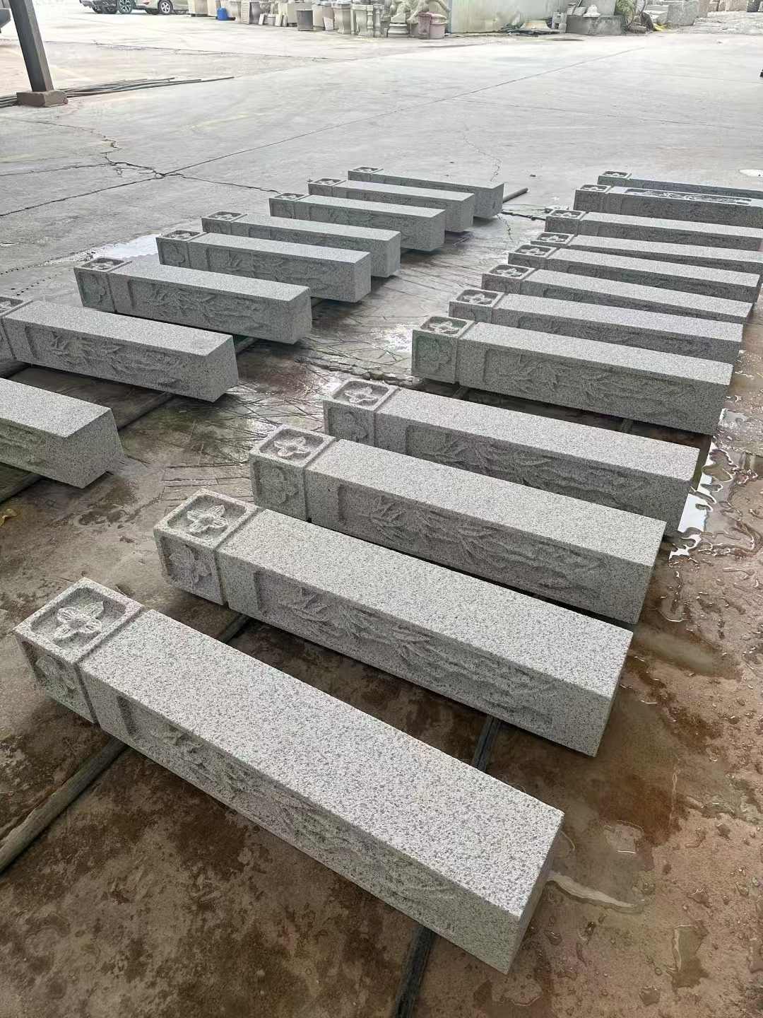 绥化 白麻方柱雕花防水