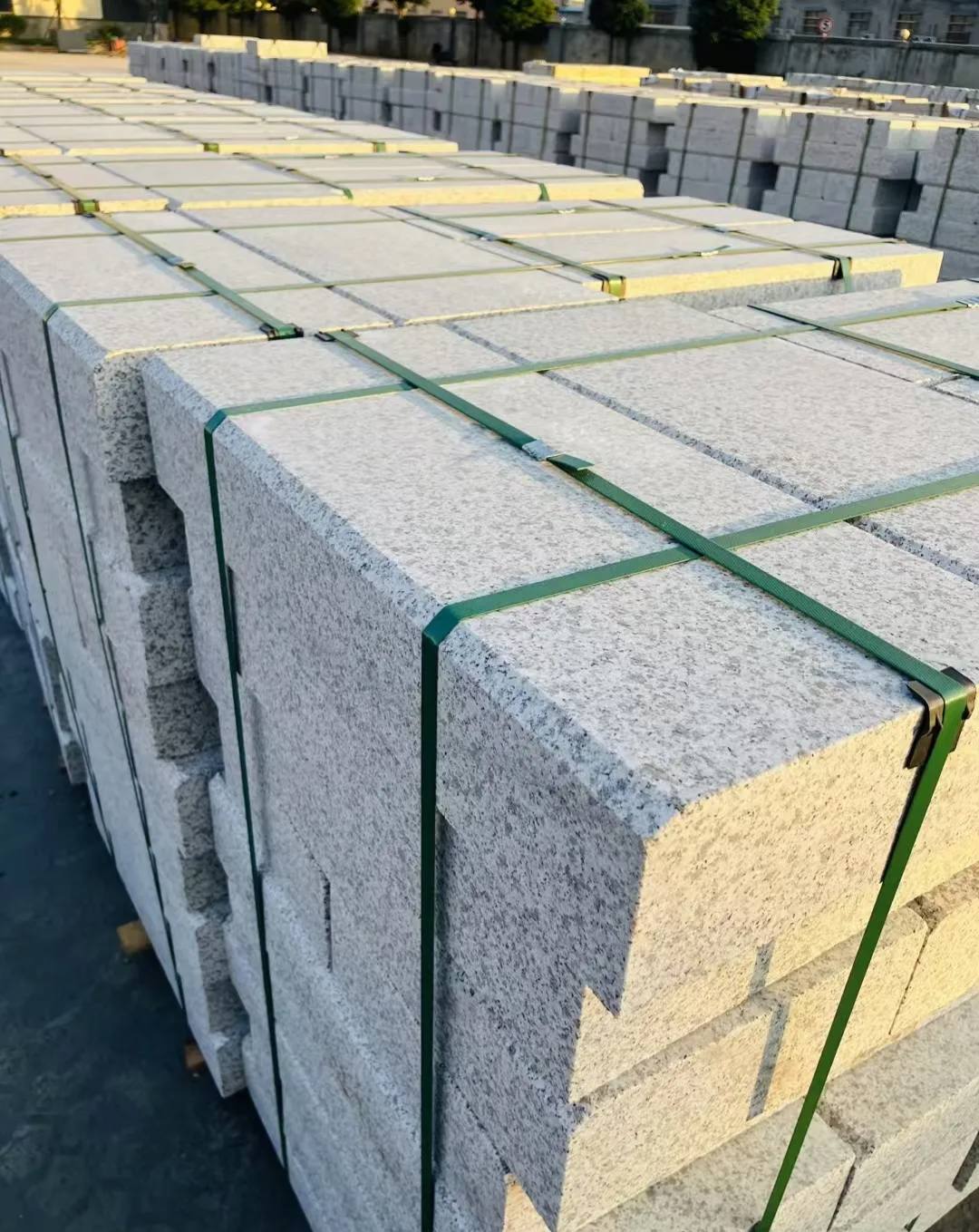 绥化 白麻花岗岩路沿石，马路牙子，路缘石，平石，立缘石等